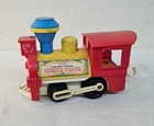 Vintage 1973 Fisher Price Little People CIRCUS TRAIN Engine 991 w Whistle Works
