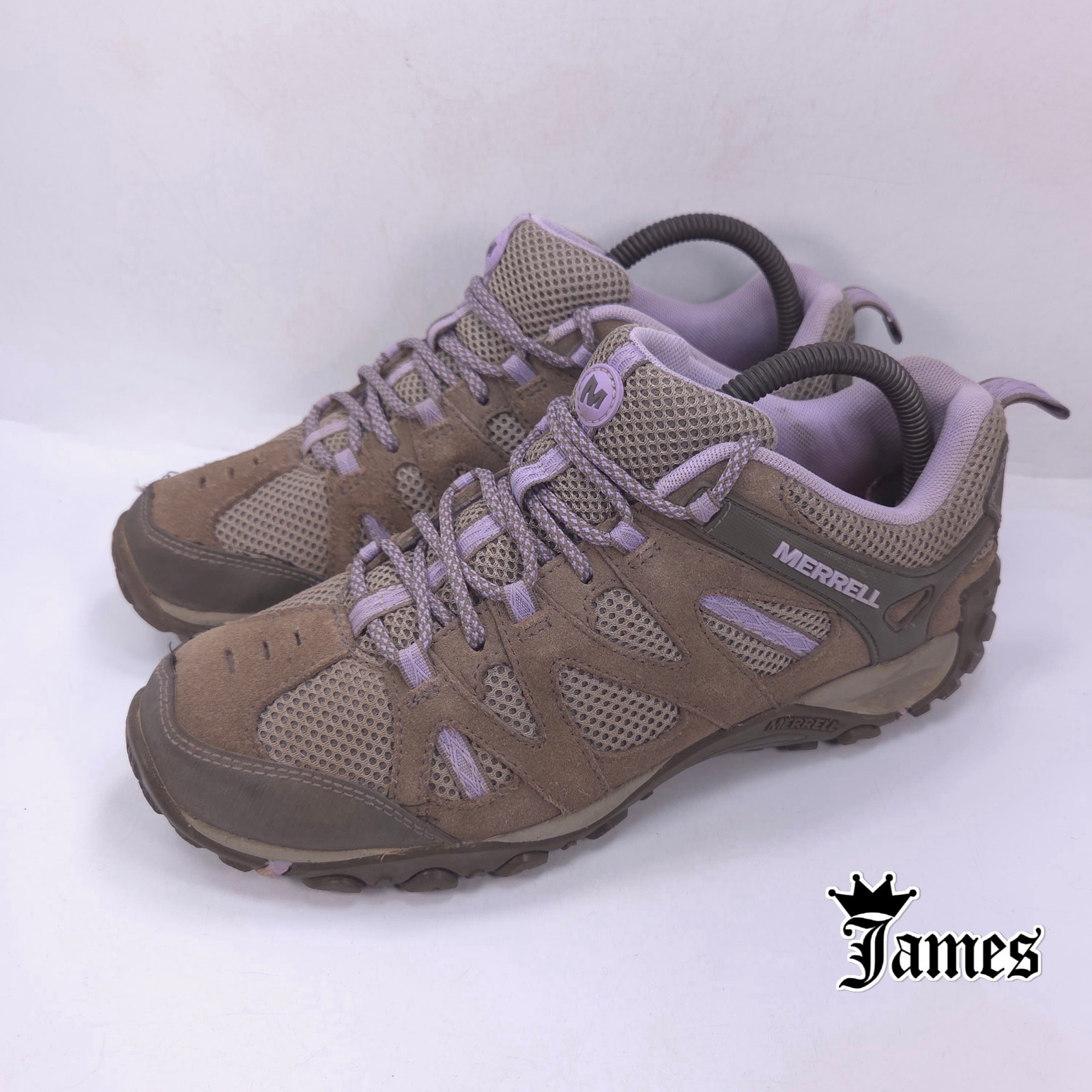Merrell Brindle Outdoor Hiking Shoe Womens Size 8.5 J34388C Brown