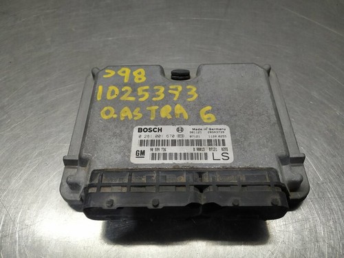 0281001670 1025373 motorsteuergerät OPEL ASTRA G BERLINA 1998