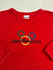 Vintage 1990s 2000s Walt Disney World Fleece Pullover Sweatshirt, XL Barely Worn