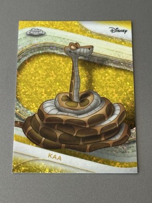 2025 Topps Chrome Disney KAA Mini Yellow Diamond Parallel #109 (The Jungle Book)