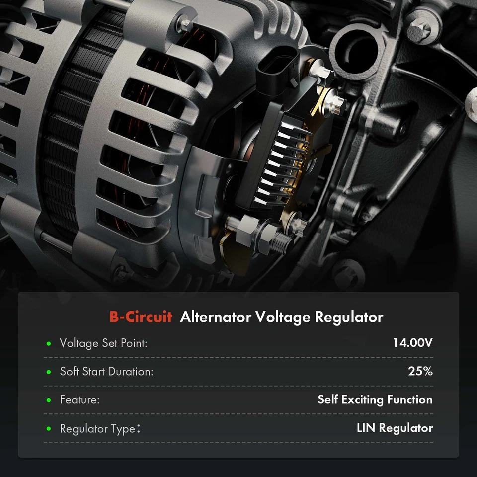 Regulador alternador A-Premium para Toyota RAV4 2013-2018 Corolla 2014-2019 sedán Foto 2 de 4