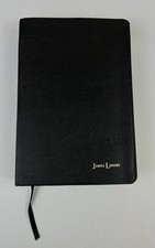 Zondervan Holy Bible KJV Study Bible Top Grain Black Leather 2002 Made In USA