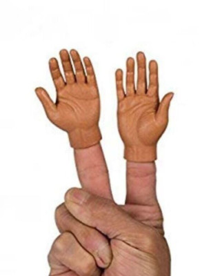 FINGER HANDS - 1 Pair Dark Skin Tone