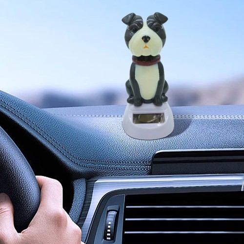 Solar Powered Dancing Dog Bobblehead Toy Car Dashboard Dog Ornament Decoration - Picture 11 of 14