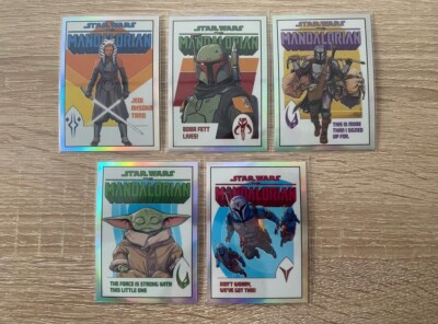 Topps Star Wars The Mandalorian Chrome Comic Book Art Einzelkarten