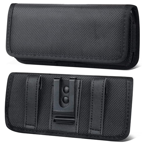 Universal Gürtelclip Holster Stoff Canvas Tasche Handy Halter hält bis zu 6,3" - Bild 2 von 8
