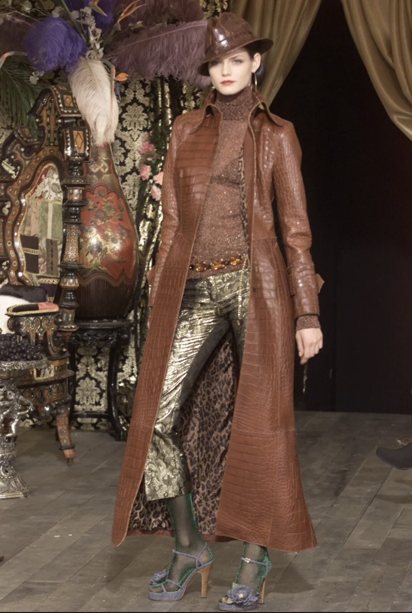 DOLCE & GABBANA* Vintage Runway FW 2000 Floral Silk High Heel