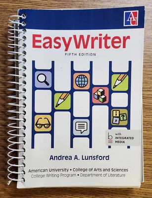 Easy Writer, 5th Edition, American University, College Writing Center