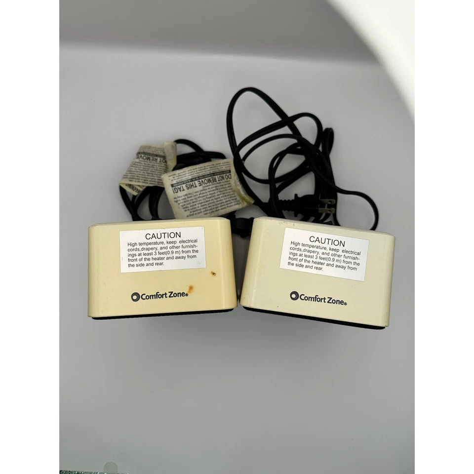 Mini calentadores portátiles de escritorio personales Comfort Zone de cerámica Foto 2 de 4