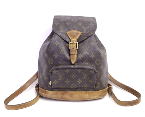 Authentic Louis Vuitton Monogram Montsouris MM Backpack #37207