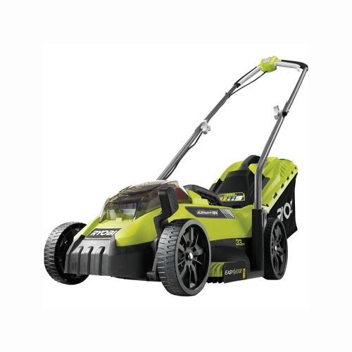 Ryobi 18V ONE+ Cordless Electric 33cm Cutting Widt Lawn Mower kit