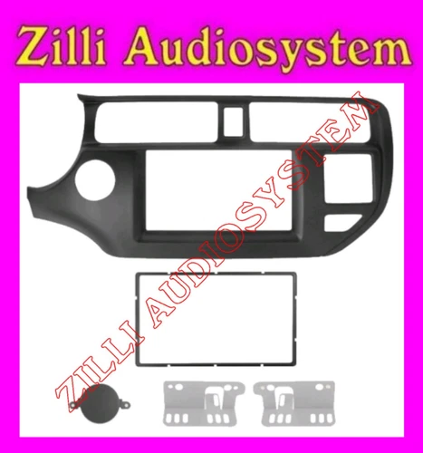 Phonocar 03656 2Din Mask Black Kia Rio from 2012 New
