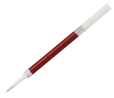LR7-B Pentel EnerGel Roller Pen Refill, 0.7mm Medium, Red Ink, Pack of 2