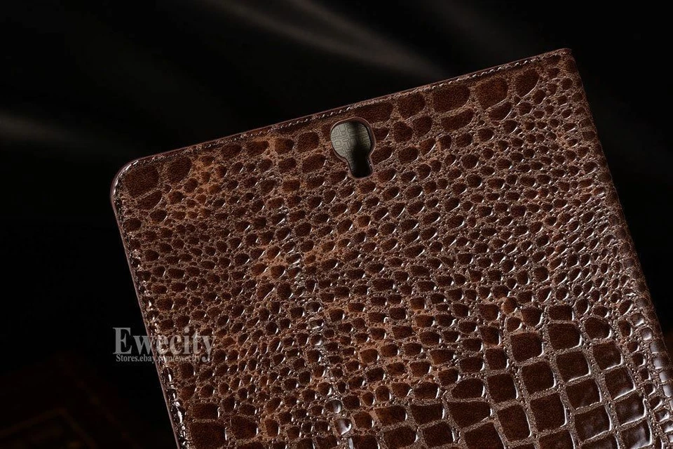 Folio Crocodile PU Leather Smart Magnetic Case Cover For Samsung Galaxy Tab - Image 3 of 4