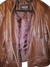 Lakeland Leather Jacket Ladies Uk12 