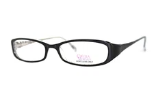 NEW CHELSEA MORGAN CM 606 BK BLACK AUTHENTIC EYEGLASSES FRAMES 53-17-135MM RX