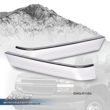 Grille Molding Panel Filler Trim Chrome Set Fit For 03-2007 Chevrolet Silverado