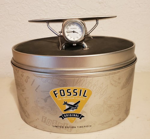 Fossil Airplane Plane 54 Pilot Desk 