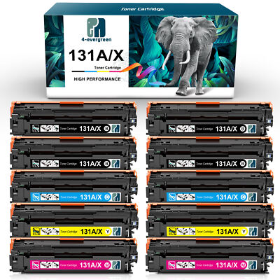 8 Toner Cartridges CF210A 131A High Yield Combo 2-Set For HP Laserjet M276n M251