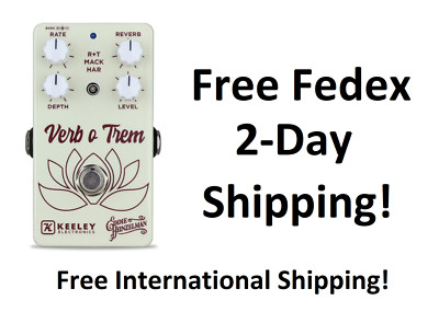 New Keeley VoT Eddie Heinzelman Verb o Trem Reverb Tremolo Guitar Effects Pedal