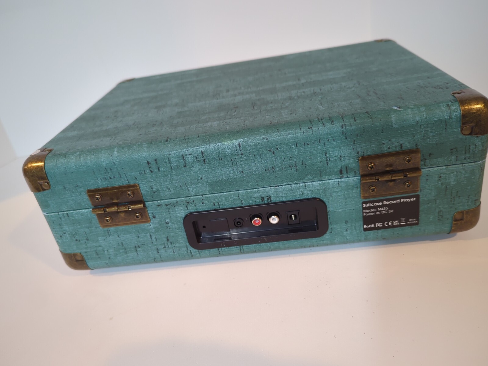 ROHs Suitcase record player, 3 speed, Model M435