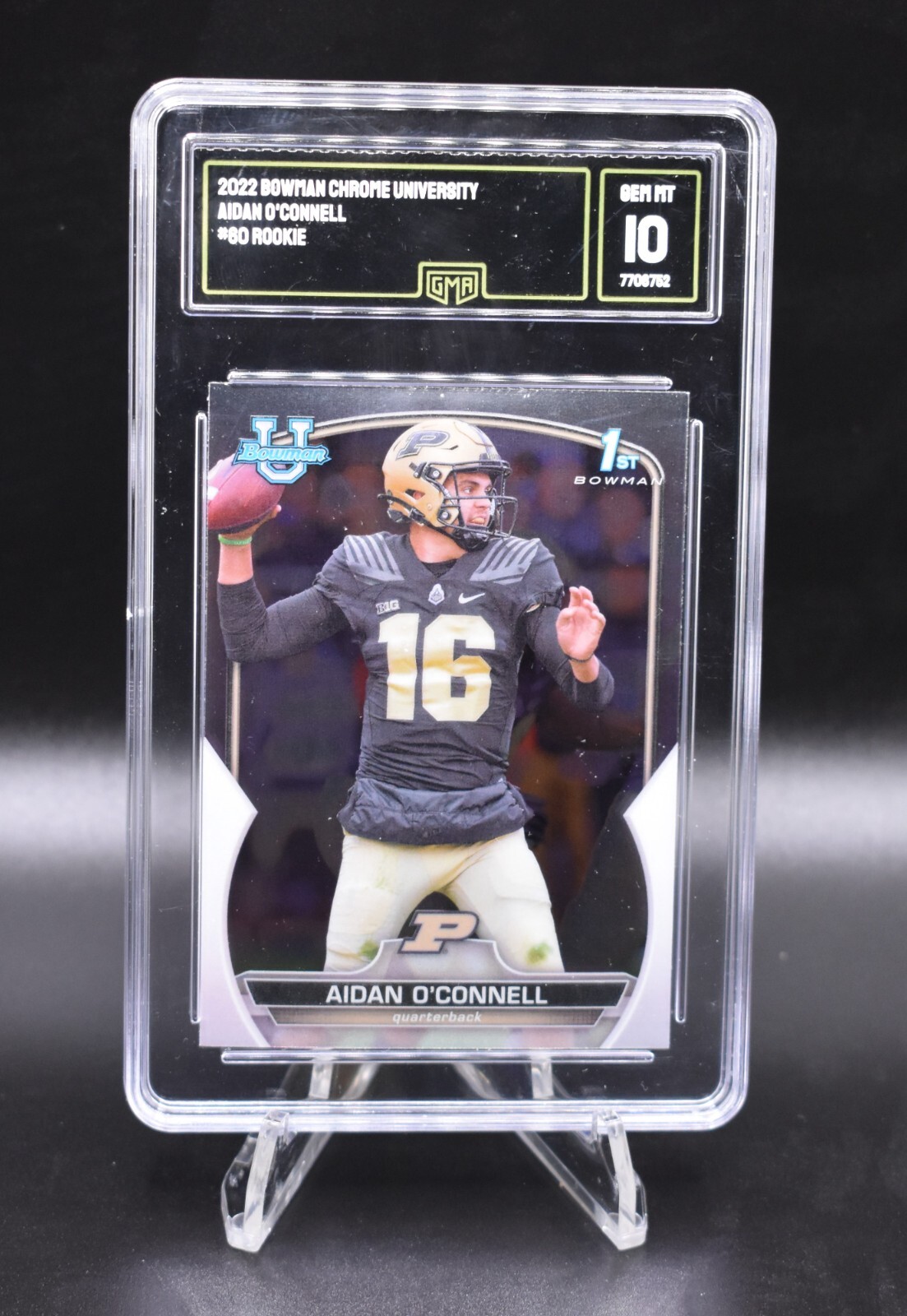 2022 Bowman Chrome Aidan O'Connell RC Refractor Gem Mint 10