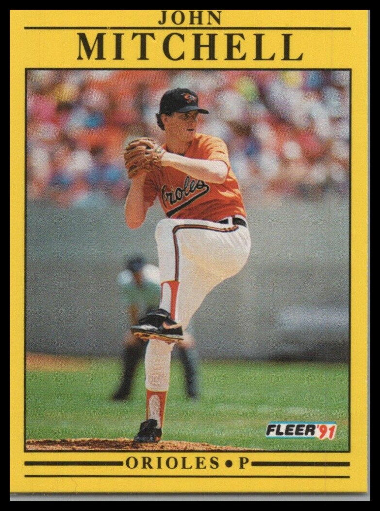 1991 Fleer #485 John Mitchell Base