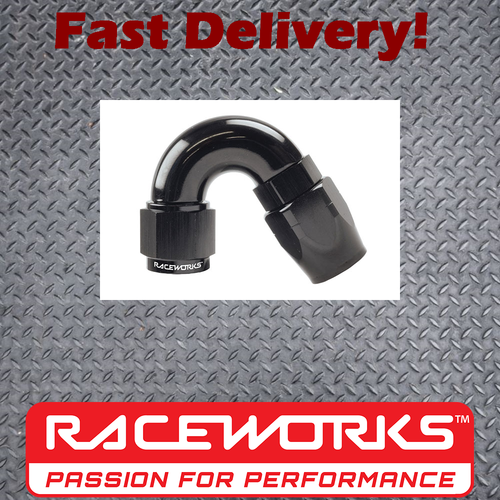 Raceworks Cutter Hose End AN-6 150Degrees - Picture 1 of 3