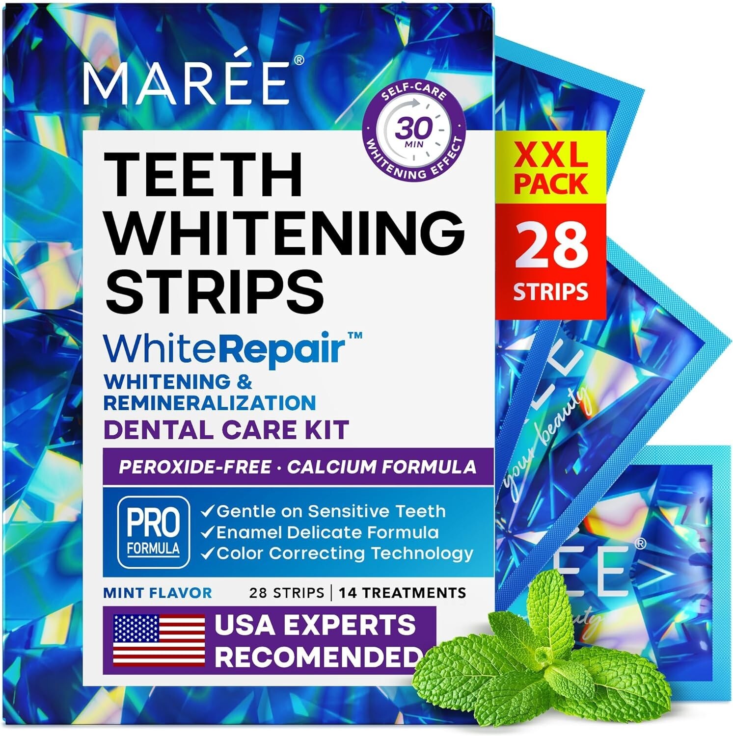 MAREE Dental Care Kit with Mint Flavor Comfortable for Sensitive Teeth - Teeth W