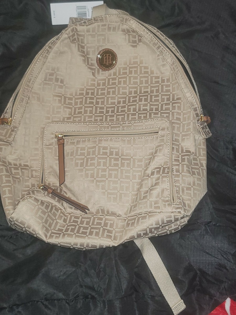 NWT Tommy Hilfigir Preppy Tan Backpack Amazon.com: Tommy Hilfiger Women main image 4