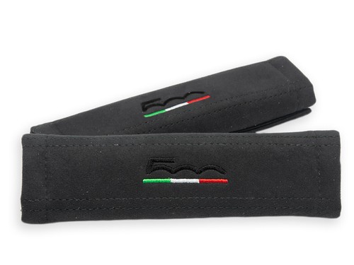 2 Housses D'épaule De Ceinture De Sécurité Style JDM - Noir, Broderie Recaro - Neuf