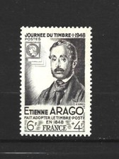 3- FRANCE - JOURNÉE DU TIMBRE - 1948 étienne ARAGO  YT  794  NEUF** !!!