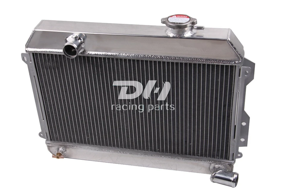 3 行散热器适用于 1968 - 1973 年日产 Datsun 510/521/1600/2000 拾音器 1.6L L4 MT — 第 4/4 张图片