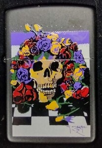 Rare Vintage Stanley Mouse Zippo Timeless Lighter Grateful Dead Rock Art 