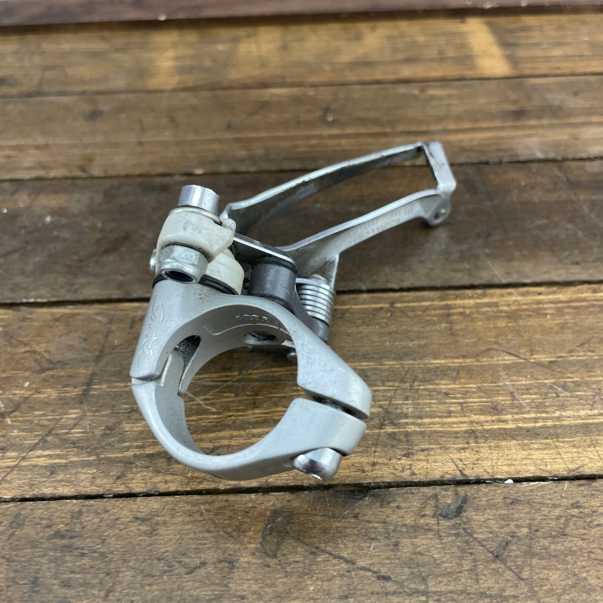 シマノ　サンテ Vintage Shimano Sante Front Derailleur FD-5000 White Double 28.6