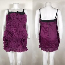 Vtg Dolce & Gabbana D&G Pink Flower Dress XS 38