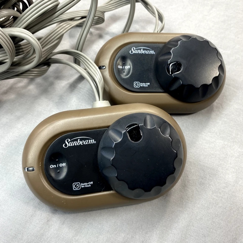 Sunbeam PAC-464D K85KQPB электрическое одеяло двойной контроллер 4 штыря E23623F - Изображение 2 из 4