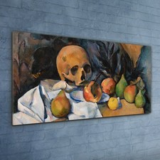 Still Life with Skull Paul Cézanne Glass Print 120x60 Photo Wall Art Home Decor