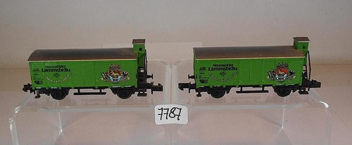 Arnold Spur N 1/160 Güterwagen-Konvolut Bierwagen Neumärkter Landsbräu DB #7787 | Zustand: Gebraucht