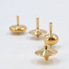 Brass Spinning Top Hand Spinner CNC Stainless Steel EDC Toys Gift Brief Design