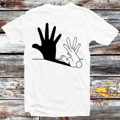 Rabbit Hand Shadow T-Shirt B686