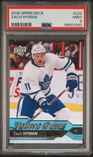 2016 Upper Deck Zach Hyman Young Guns #222 PSA 9