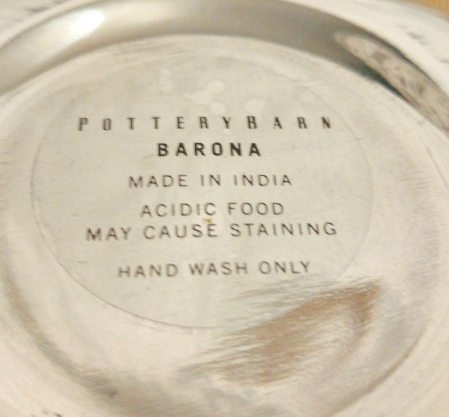 4 Pottery Barn Barona Metal Square Bowls, Retired/Discontinued NIB ! eBay