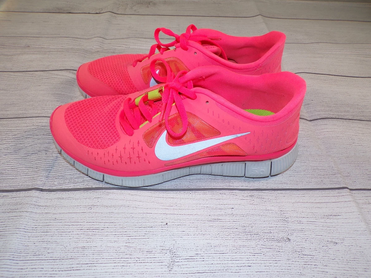 Nike Free Run Women Running Shoes Coral Size 11 EU 43 UK 8.5 CM 510643-600 eBay