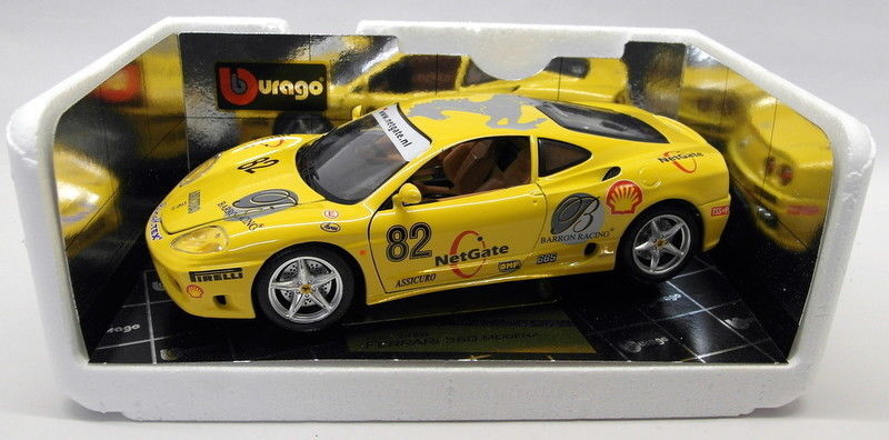 ブラーゴ　burago FERRARI 360 MODENA 1/18 Burago Ferrari 360 Modena Yellow 1/18 3368 | eBay