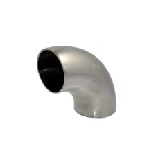 1.5" 38mm Sanitary Weld 90 Degree Elbow Pipe Stainless Steel SS 316 US stock