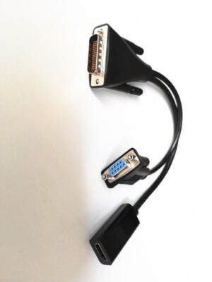 1PC Four-generation lens HDCI to HDMI+DB9 compatible POLYCOM adapter cable RS232