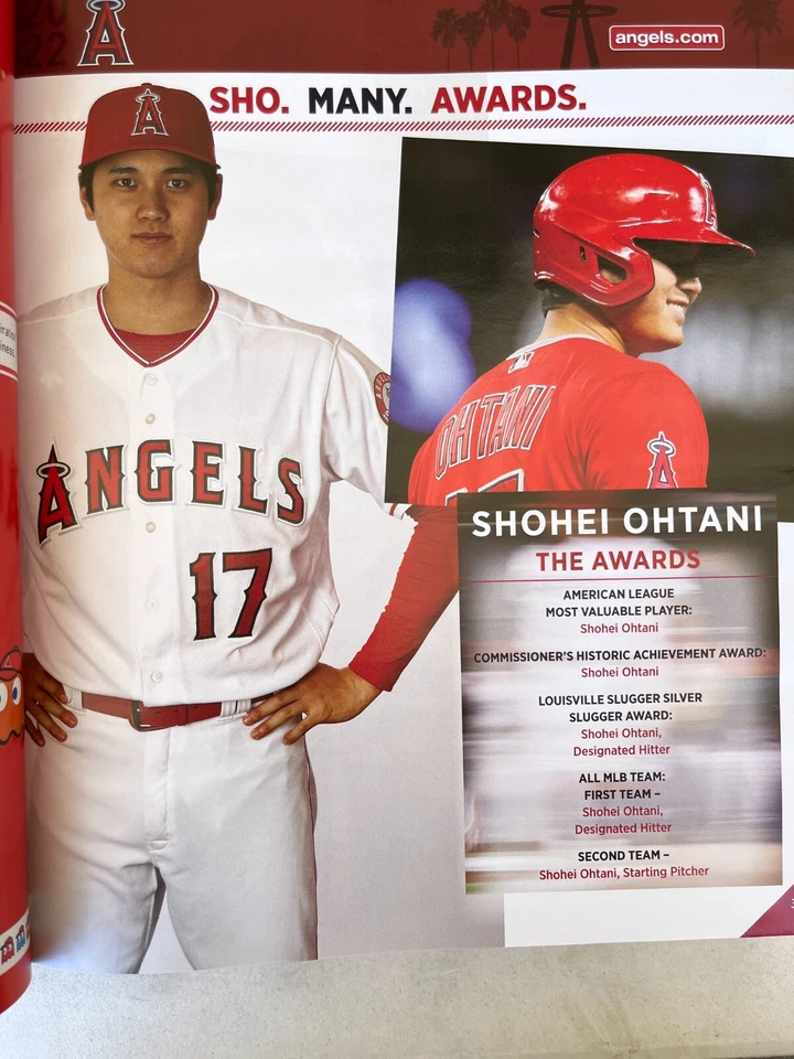 2022 ЖУРНАЛ LA ANGEL ALL STAR SHOHEI OHTANI САМЫЙ ЦЕННЫЙ ИГРОК КЛУБ 50/50!! - Изображение 2 из 2