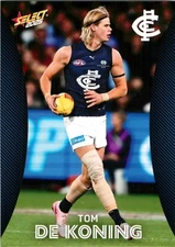 2025 Carlton Blues AFL Select Footy Stars Card - Tom De Koning